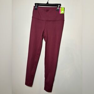 Athletic Works Burgundy Leggings